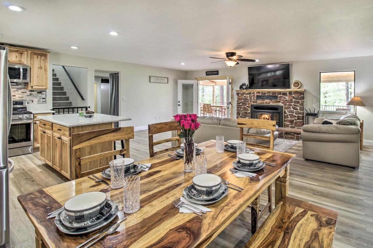 Pinetop Creekside Cabin Secret Game Room! Exteriér fotografie