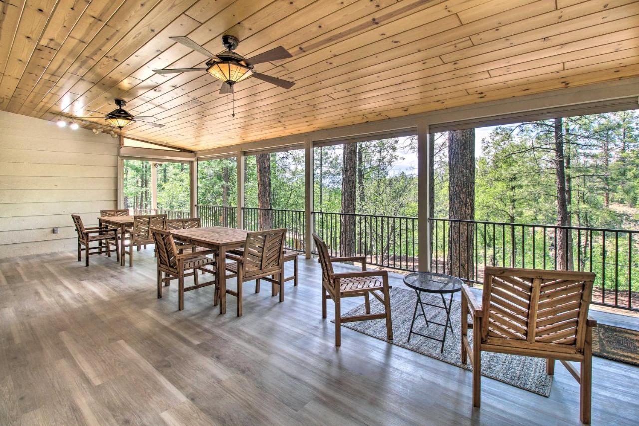 Pinetop Creekside Cabin Secret Game Room! Exteriér fotografie