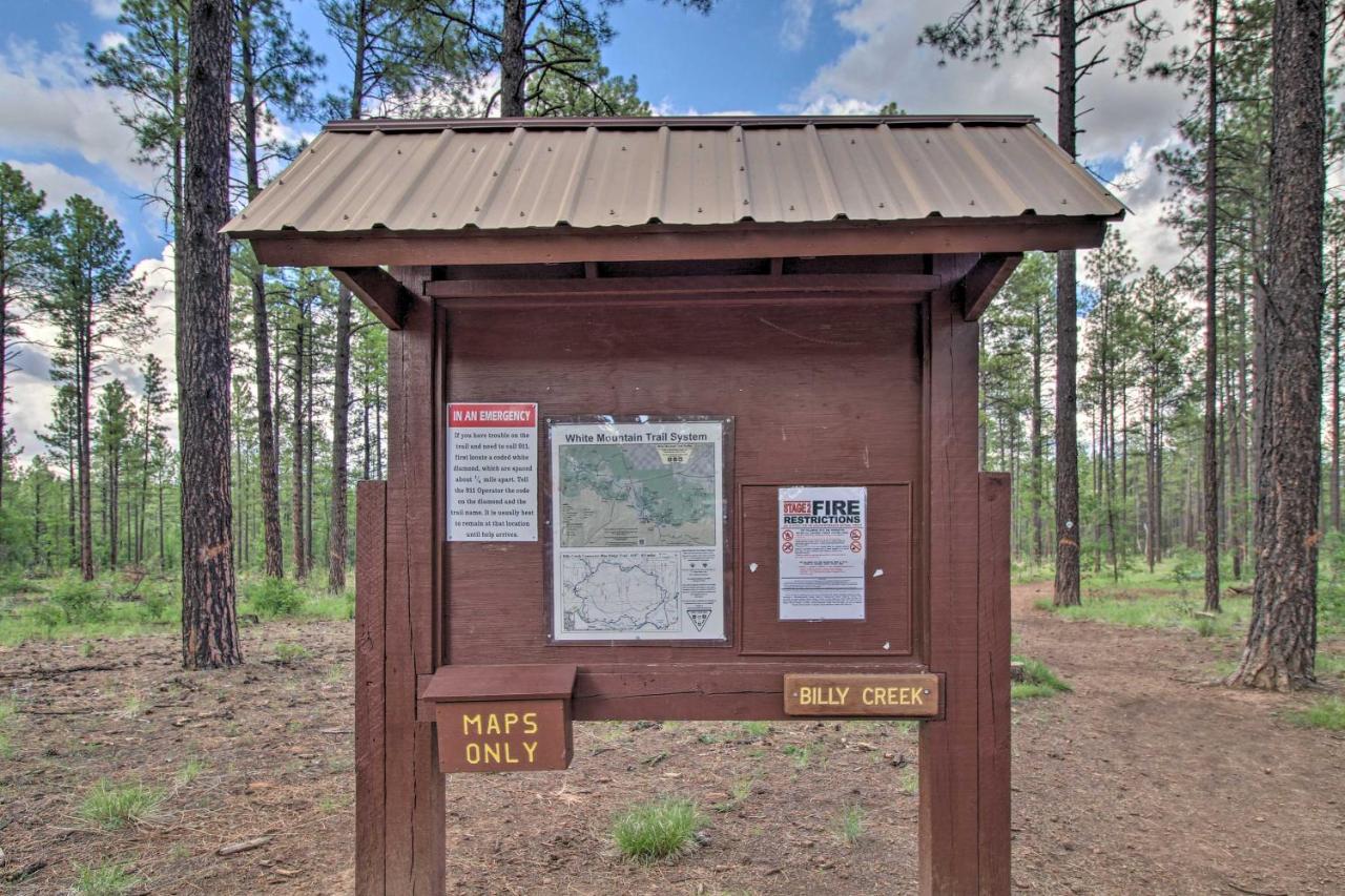 Pinetop Creekside Cabin Secret Game Room! Exteriér fotografie