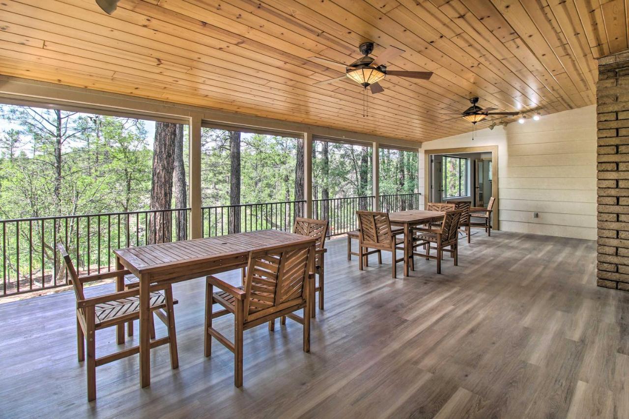 Pinetop Creekside Cabin Secret Game Room! Exteriér fotografie